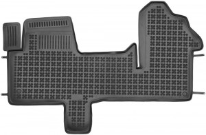 Tapis Caoutchouc Renault Master III (04/2010-08/2019) - Tapis Caoutchouc Avant Avec Repose Pied