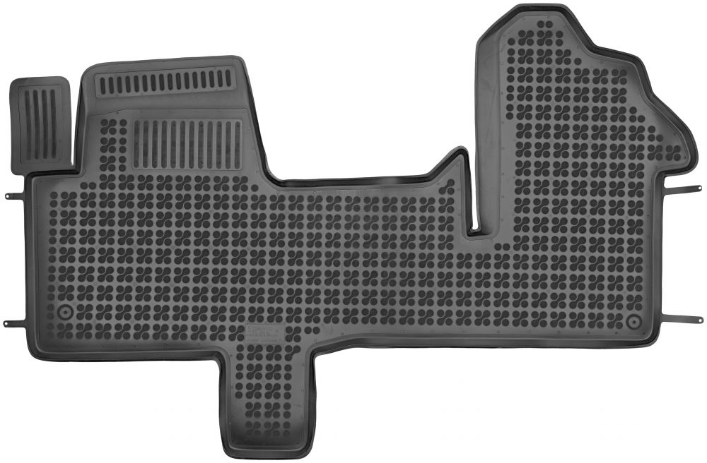 Tapis Caoutchouc Renault Master III (04/2010-08/2019) - Tapis Caoutchouc  Avant Avec Repose Pied