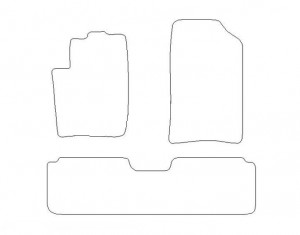 Tapis Citroen Xsara Picasso (2000-2006) - Aiguilleté Gris