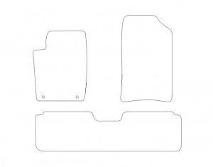 Tapis Citroen Xsara Picasso (2006-2010) - Aiguilleté Gris