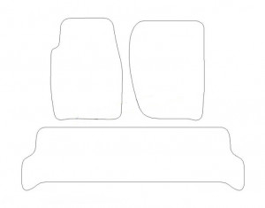 Tapis Land Rover Discovery (1998-2002) - Aiguilleté Gris