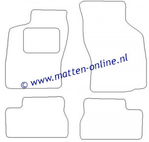 Tapis Opel Astra F (1991-1998) – Velours Rouge
